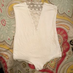 Jen’s Pirate Booty Flower Lace Bodysuit
